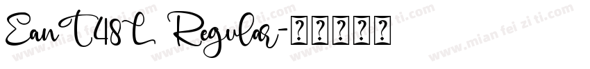 EanT48L Regular字体转换